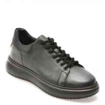 Pantofi casual GRYXX negri, 208504, din piele naturala