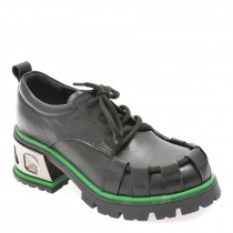 Pantofi casual GRYXX negri, 3902, din piele naturala