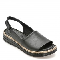 Sandale casual GRYXX negre, 9408580, din piele naturala