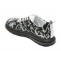 Pantofi casual GRYXX alb-negru, 1816000, din nabuc