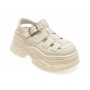 Pantofi casual GRYXX albi, 3682, din piele ecologica