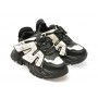 Pantofi sport GRYXX alb-negru, 8851, din piele naturala