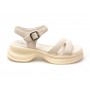 Sandale casual GRYXX albe, LX637, din piele naturala