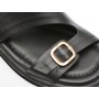 Sandale casual GRYXX negre, 1581019, din piele naturala