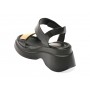 Sandale casual GRYXX negre, 1581061, din piele naturala