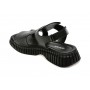 Sandale casual  GRYXX negre, 220565, din piele naturala