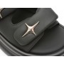 Sandale casual GRYXX negre, 23016, din piele ecologica