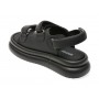 Sandale casual GRYXX negre, 23016, din piele ecologica