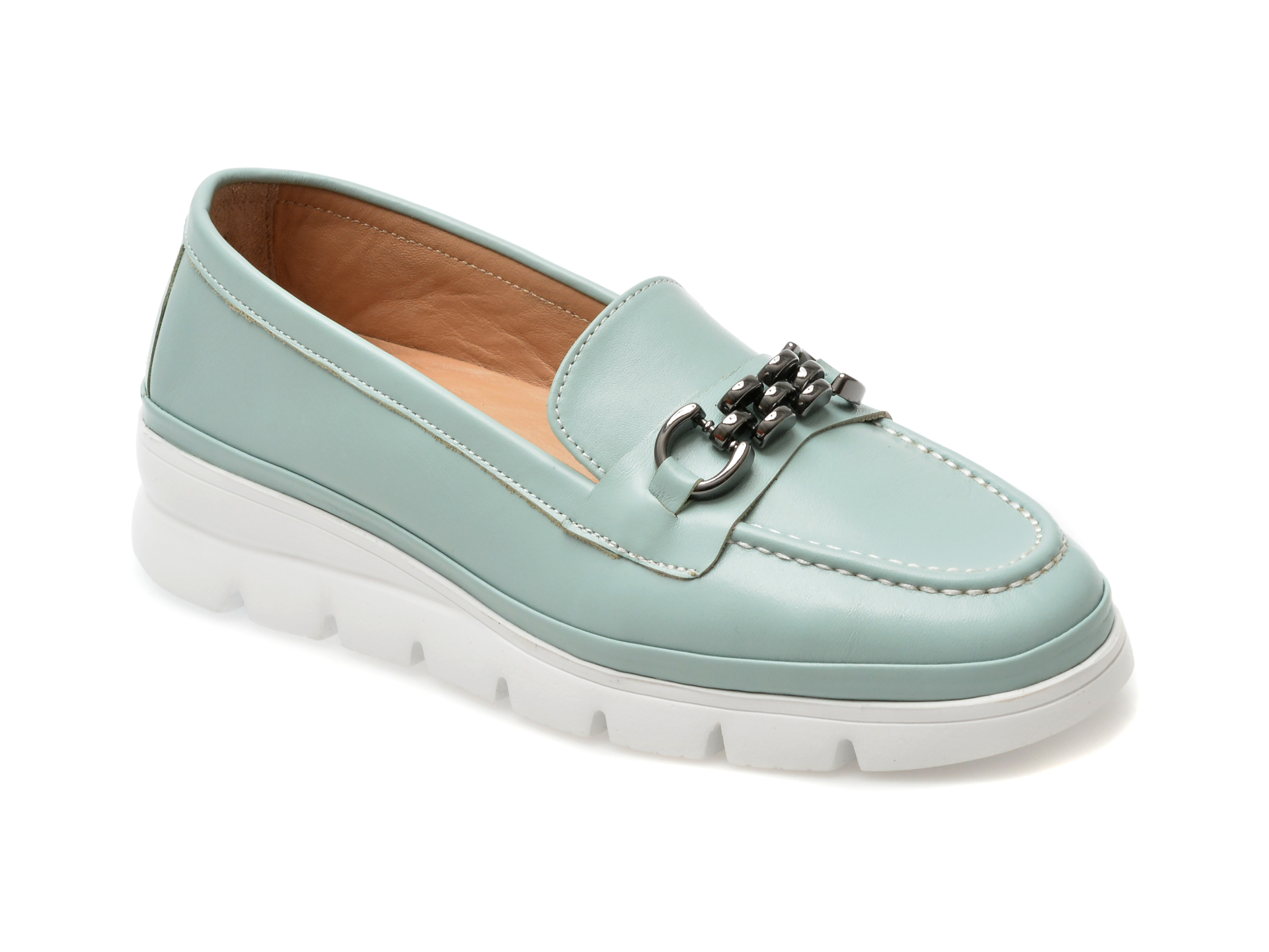 Mocasini casual GRYXX albastri, 151364, din piele naturala