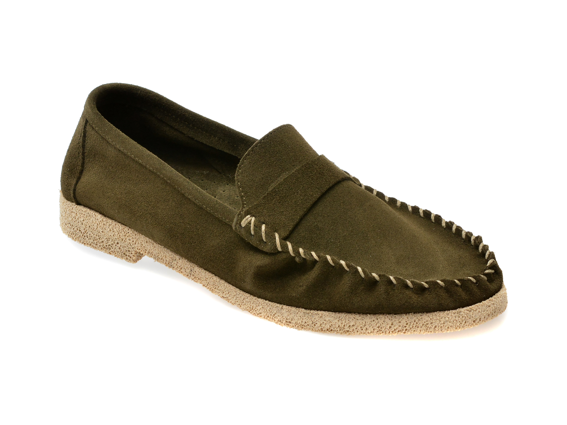 Mocasini casual GRYXX verzi, 47204, din piele intoarsa