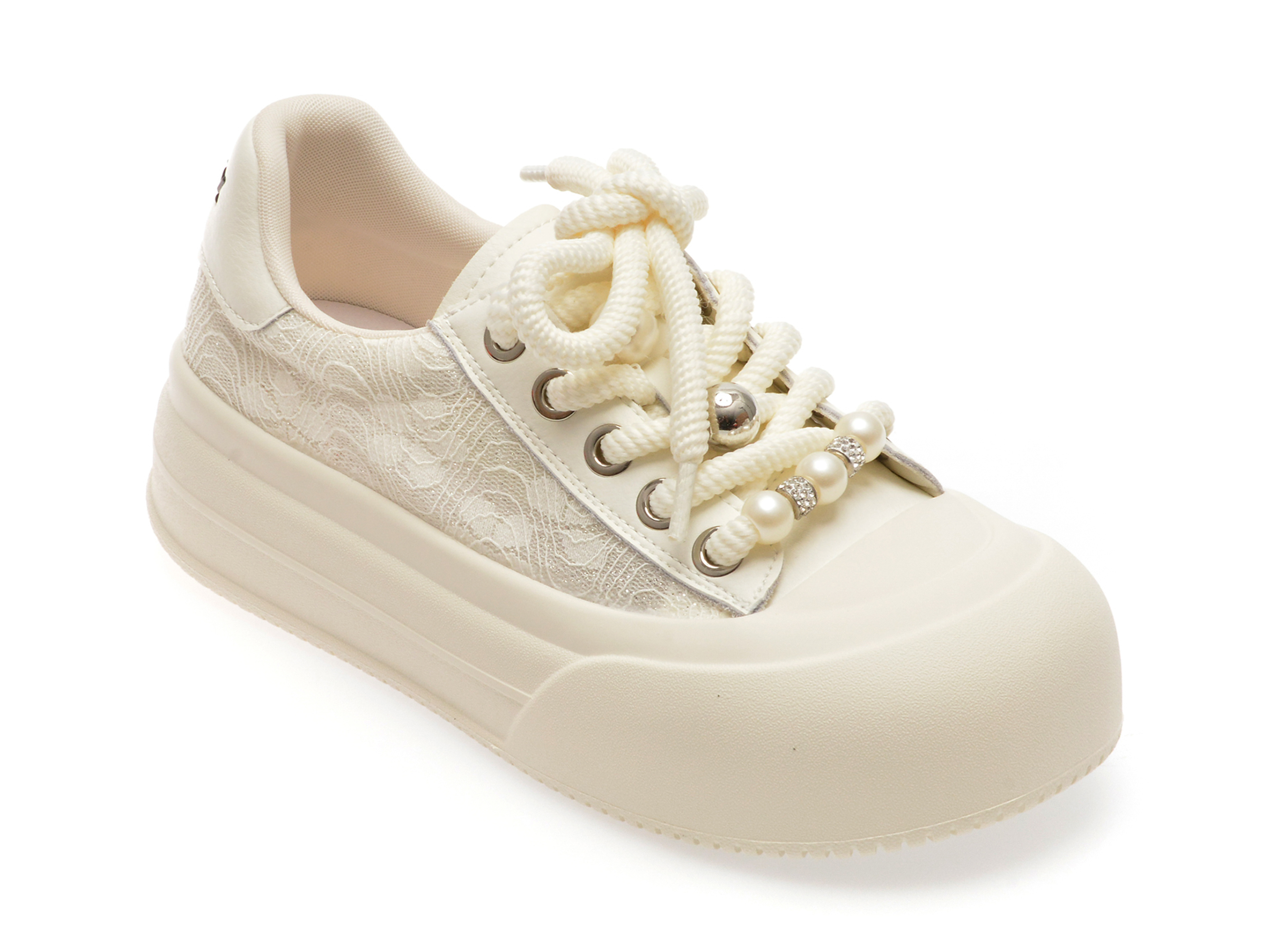 Pantofi casual GRYXX albi, 24299, din material textil