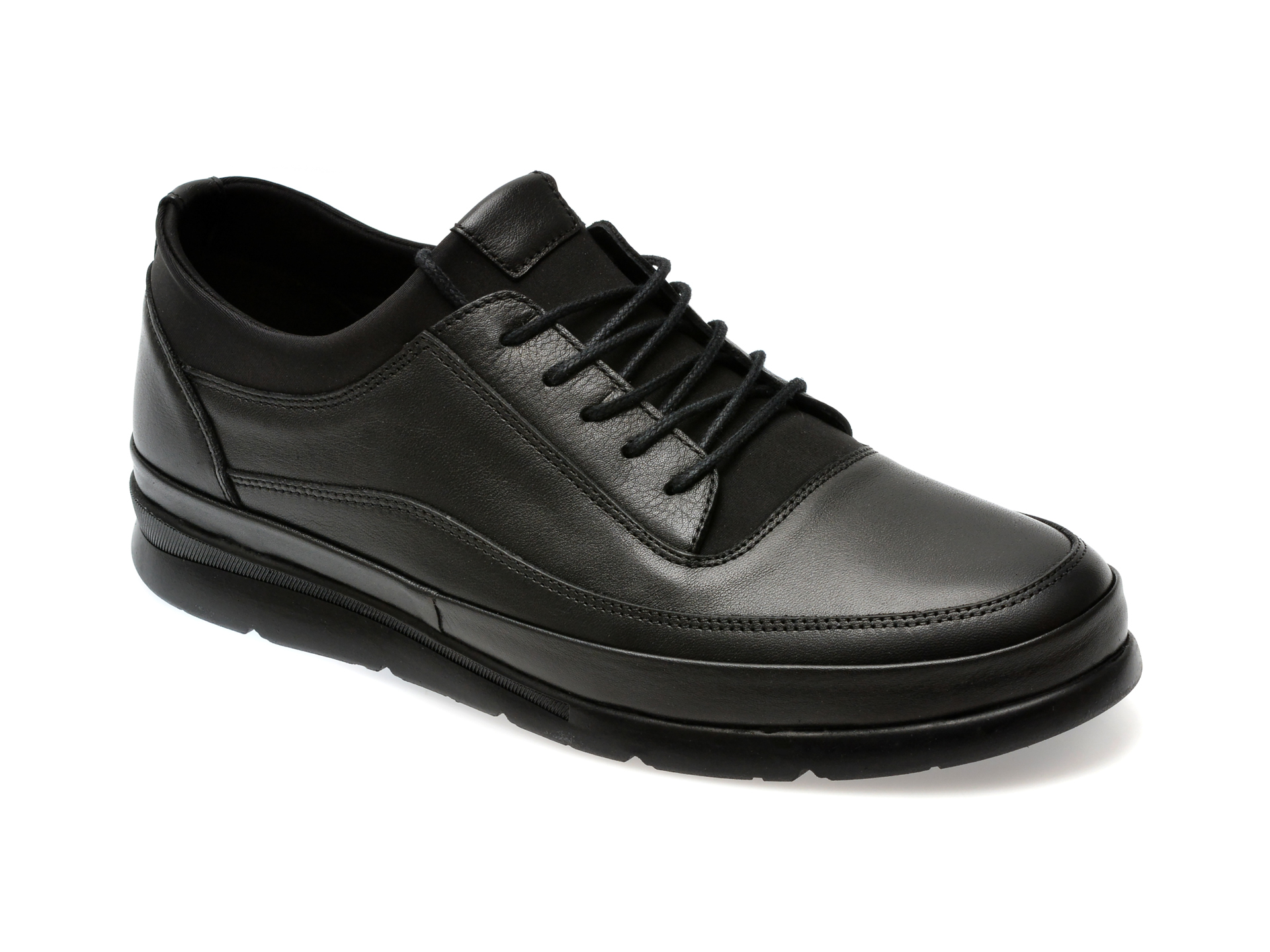 Pantofi casual GRYXX negri, MD655, din piele naturala