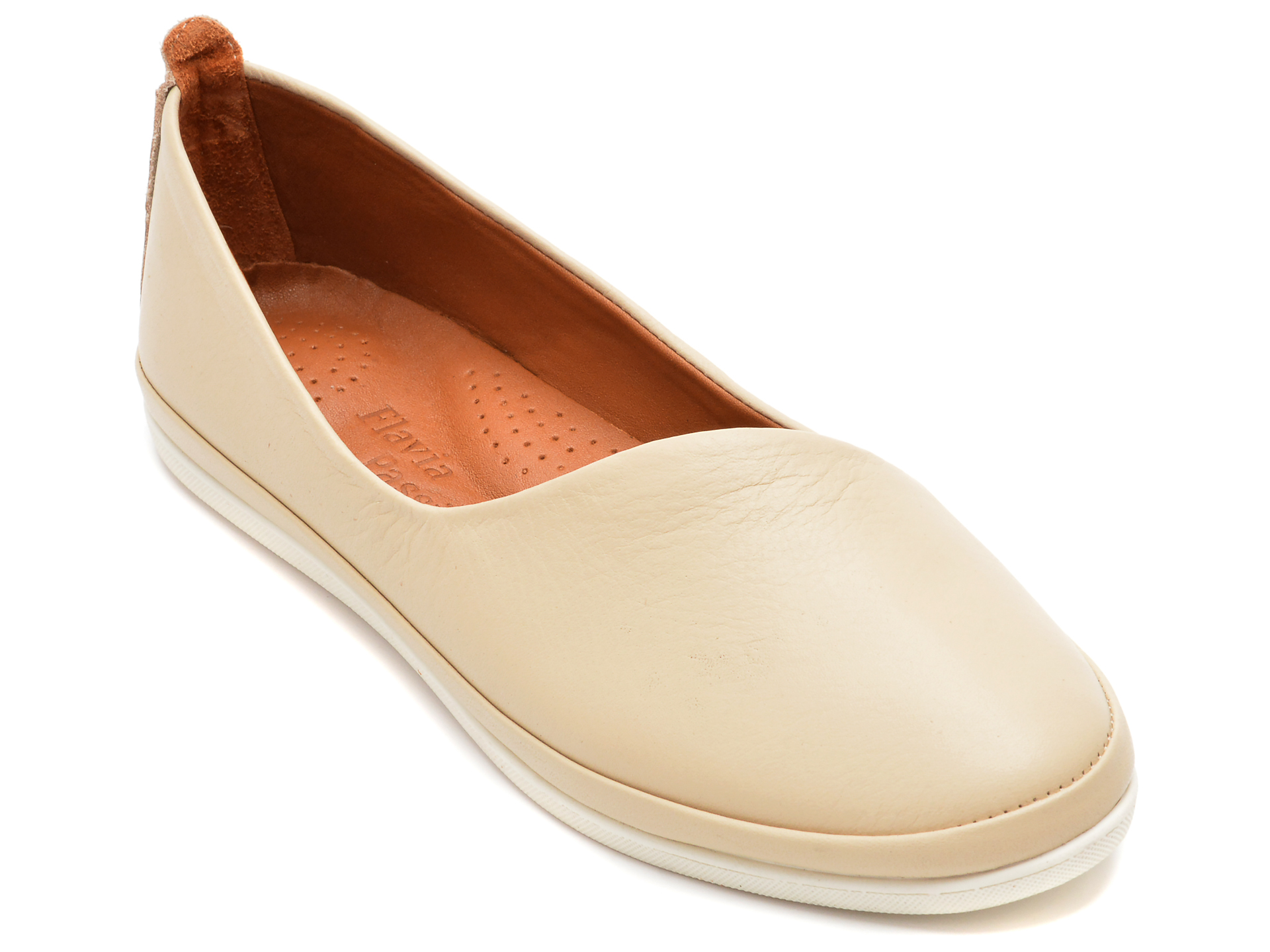 Pantofi FLAVIA PASSINI bej, 1202, din piele naturala