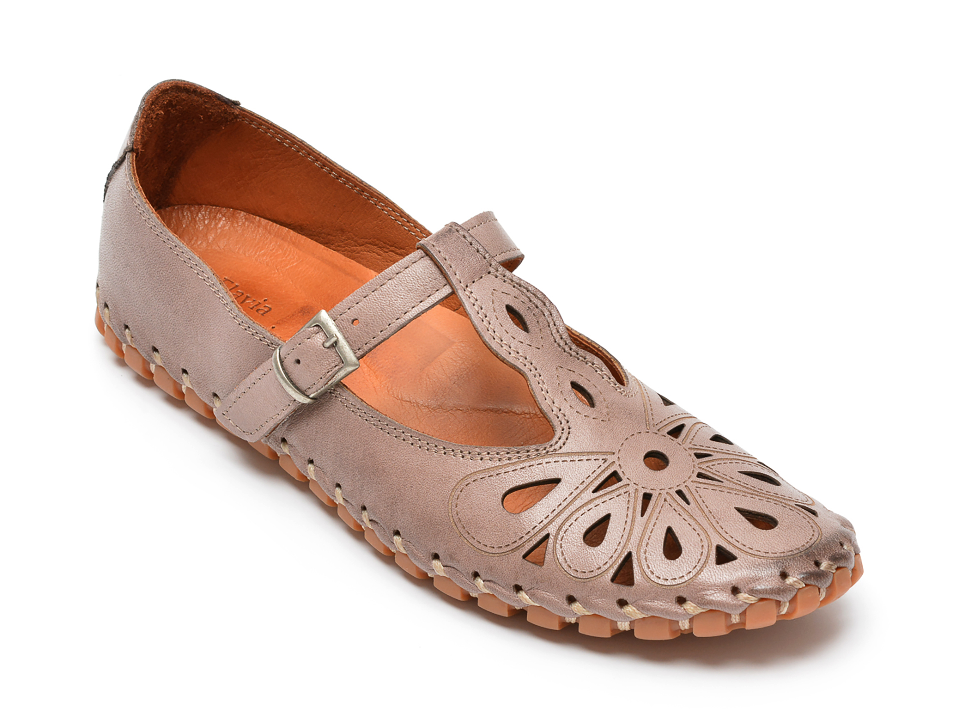 Pantofi FLAVIA PASSINI gri, 1205, din piele naturala