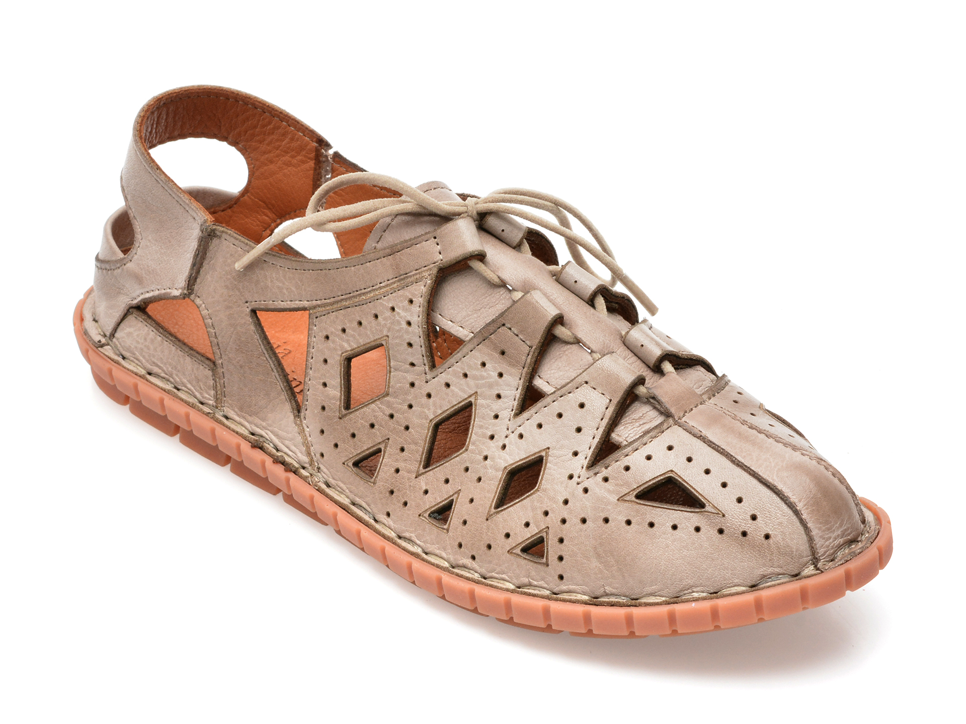 Pantofi FLAVIA PASSINI gri, 1276, din piele naturala