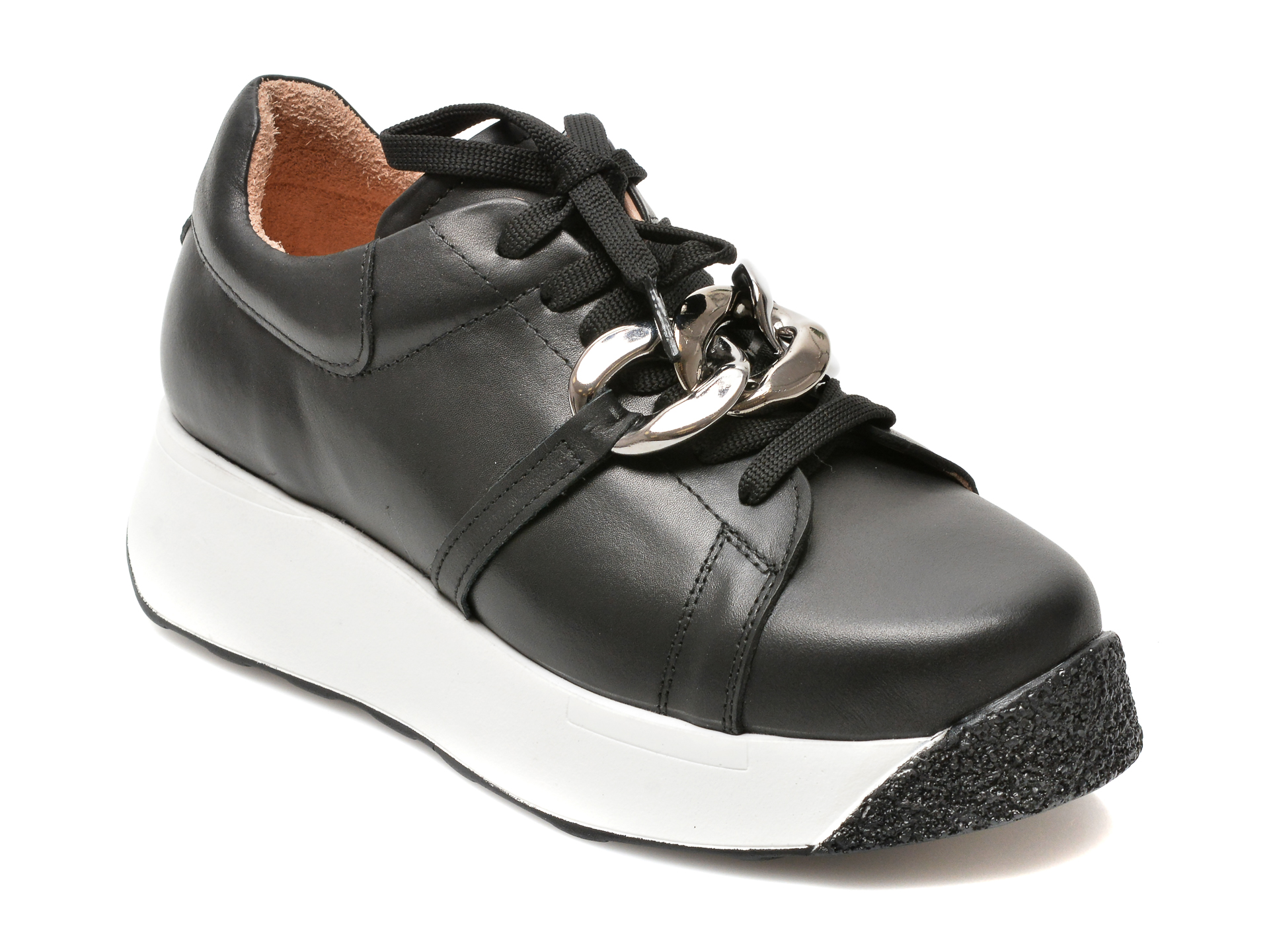 Pantofi FLAVIA PASSINI negri, 471999, din piele naturala