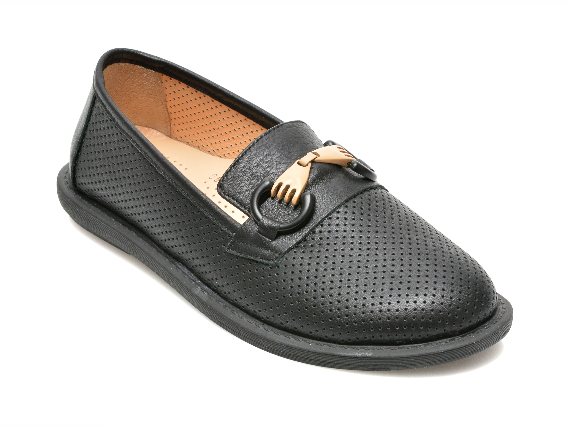 Pantofi FLAVIA PASSINI negri, 670439, din piele naturala