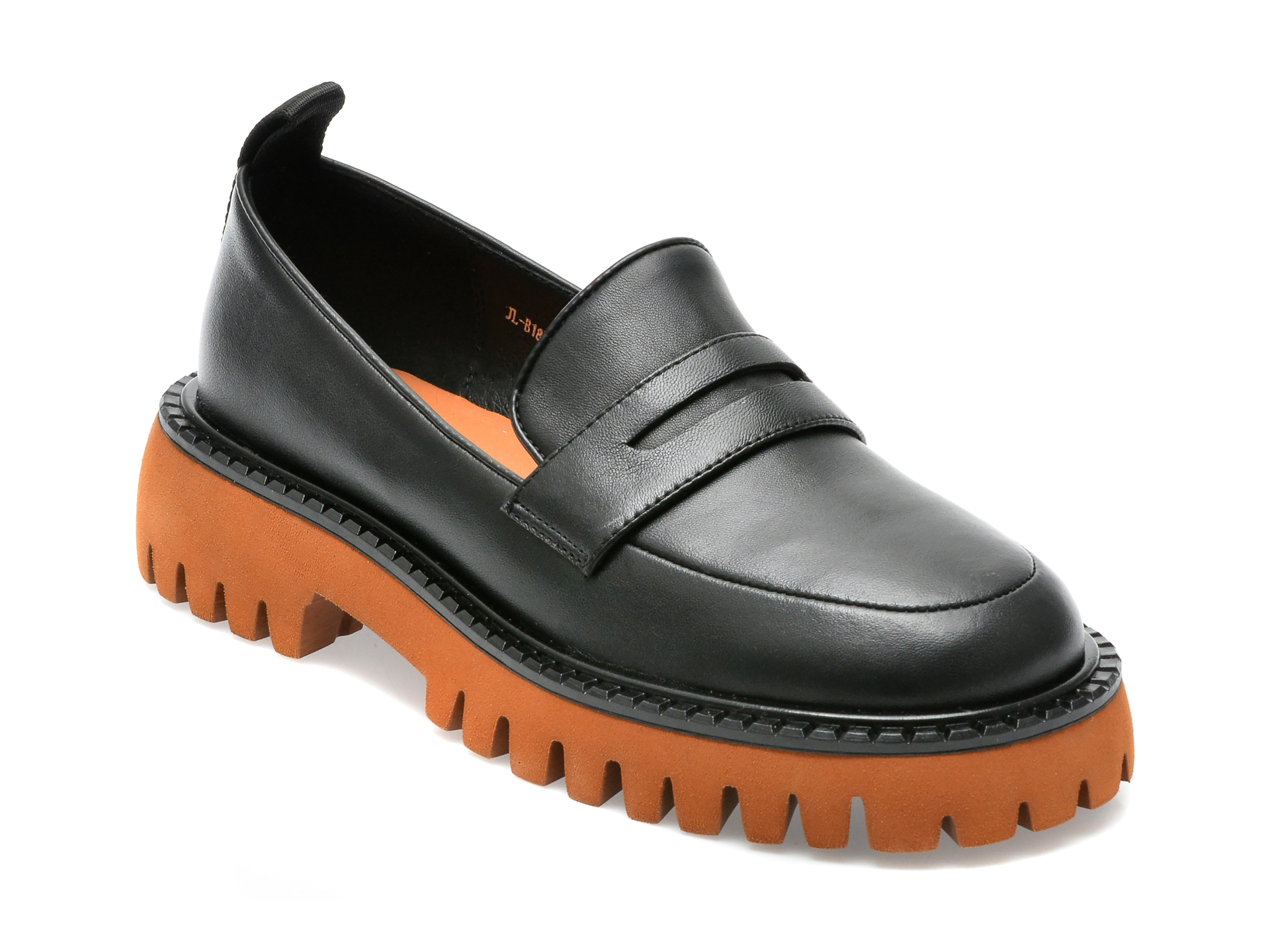 Pantofi FLAVIA PASSINI negri, B18D9, din piele naturala