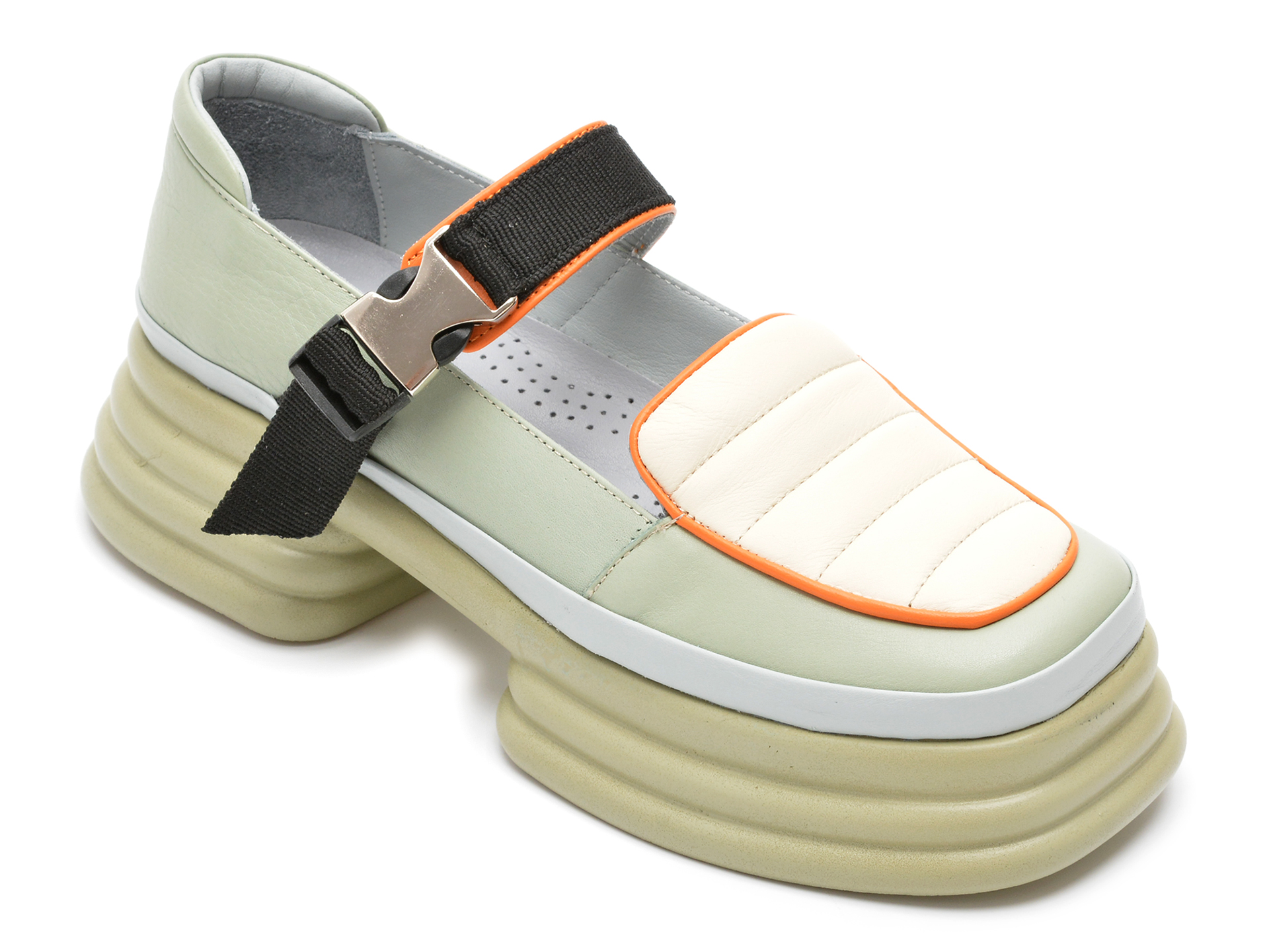 Pantofi FLAVIA PASSINI verzi, 891549, din piele naturala