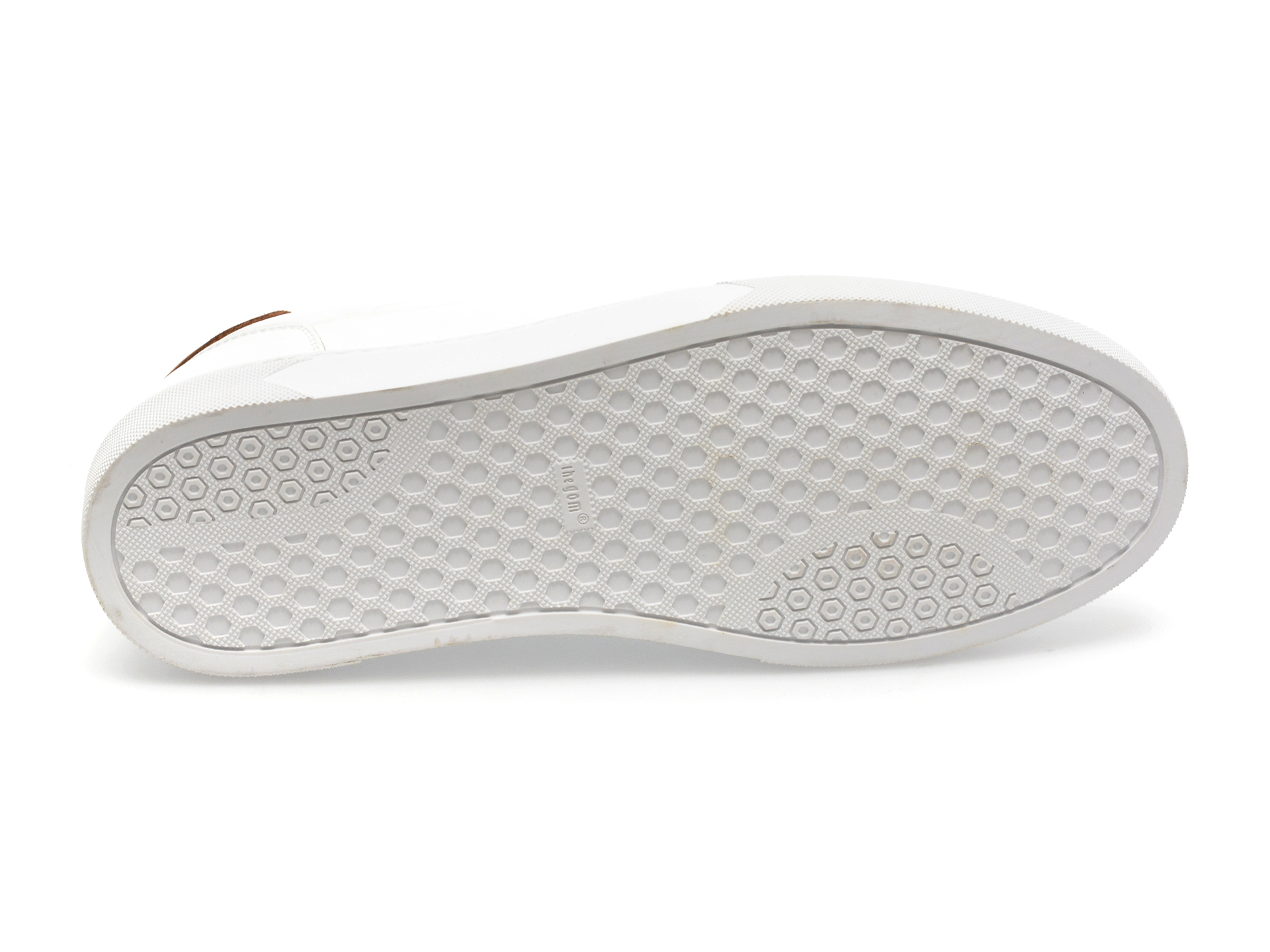 Pantofi GRYXX albi, 163506, din piele naturala