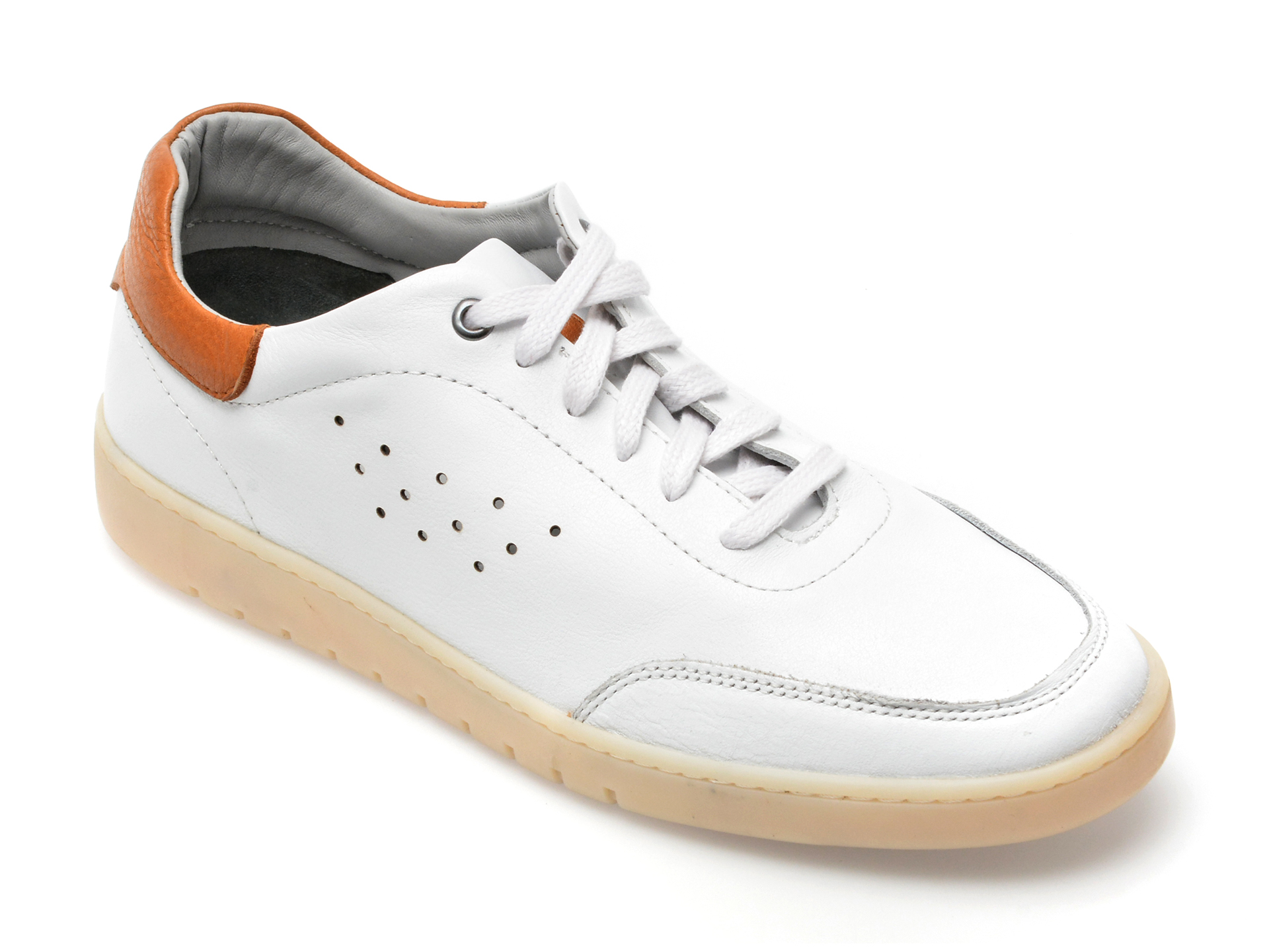 Pantofi GRYXX albi, 33620, din piele naturala /barbati/pantofi