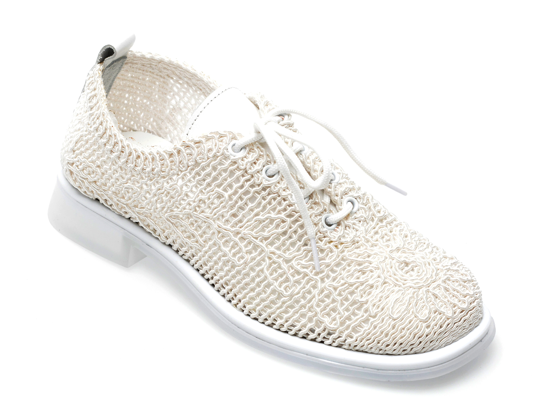 Pantofi GRYXX albi, 924311, din material textil