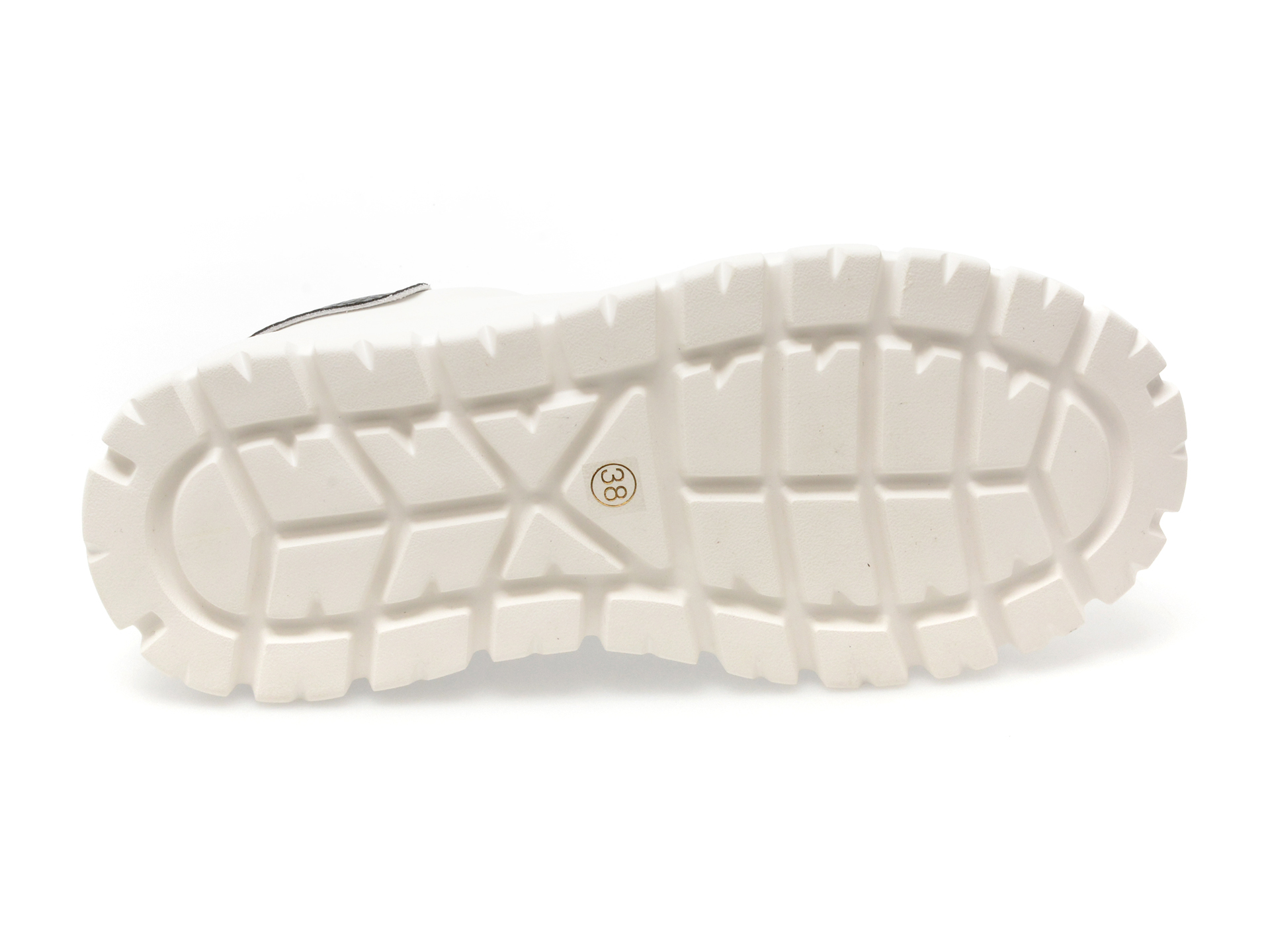 Pantofi GRYXX albi, A9227, din piele naturala