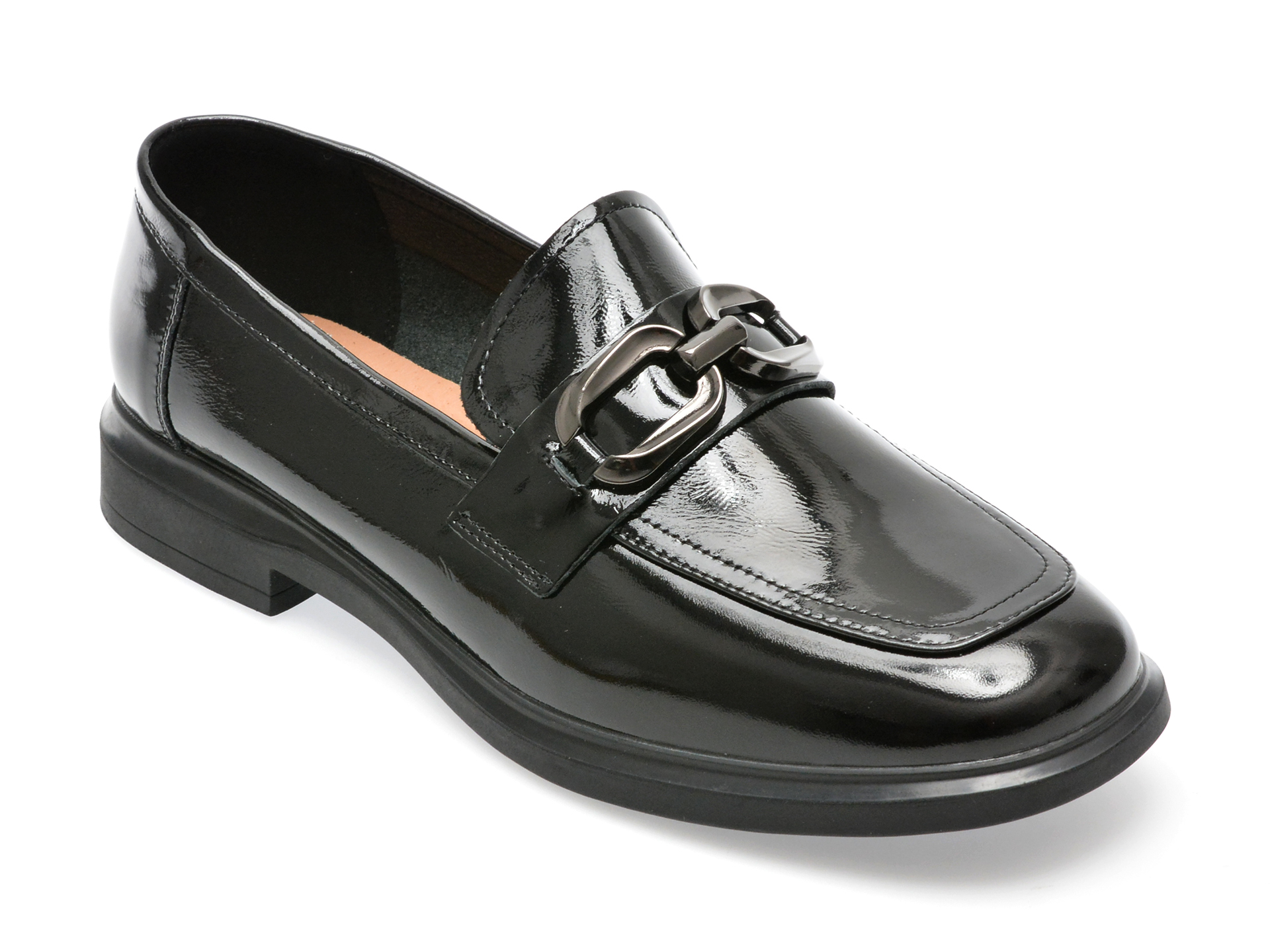 Pantofi GRYXX negri, 23029, din piele naturala lacuita