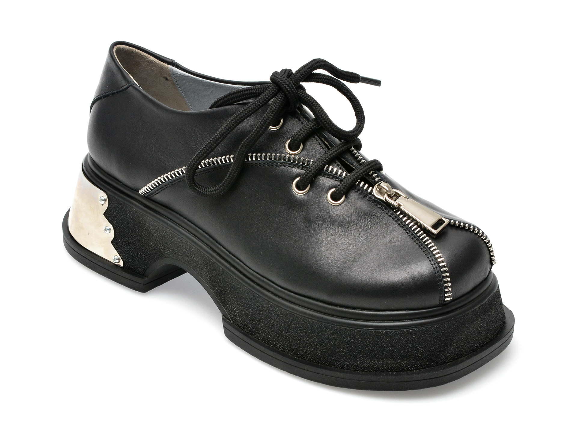 Pantofi GRYXX negri, 2911560, din piele naturala GRYXX imagine reduceri
