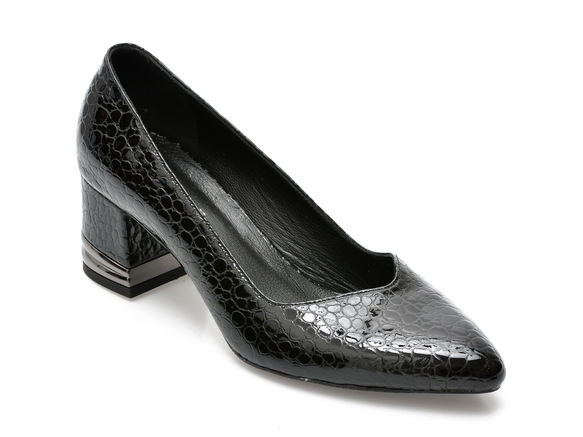 Pantofi GRYXX negri, 367458, din piele naturala lacuita /femei/pantofi