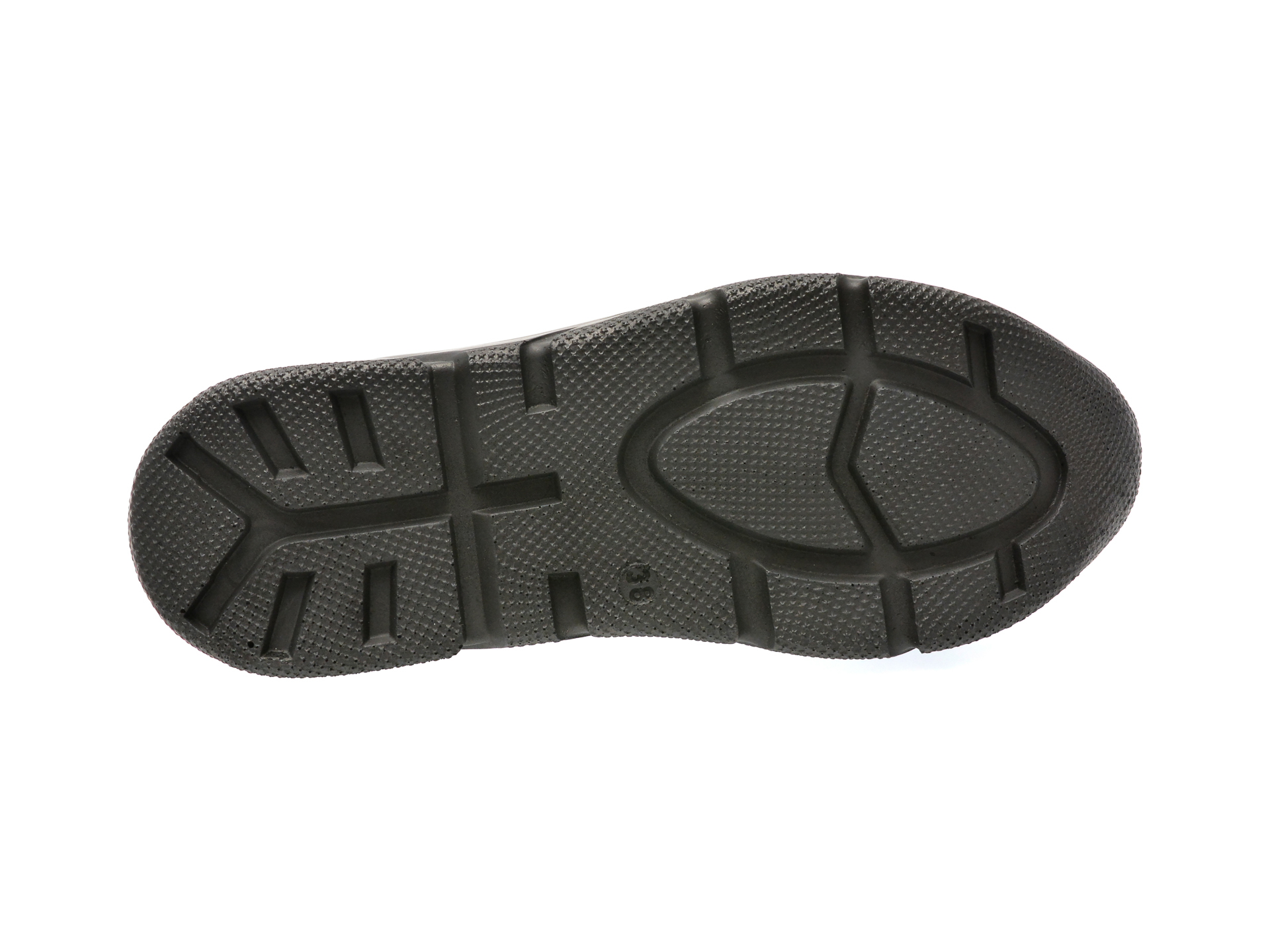 Pantofi GRYXX negri, 546546, din piele naturala si material textil
