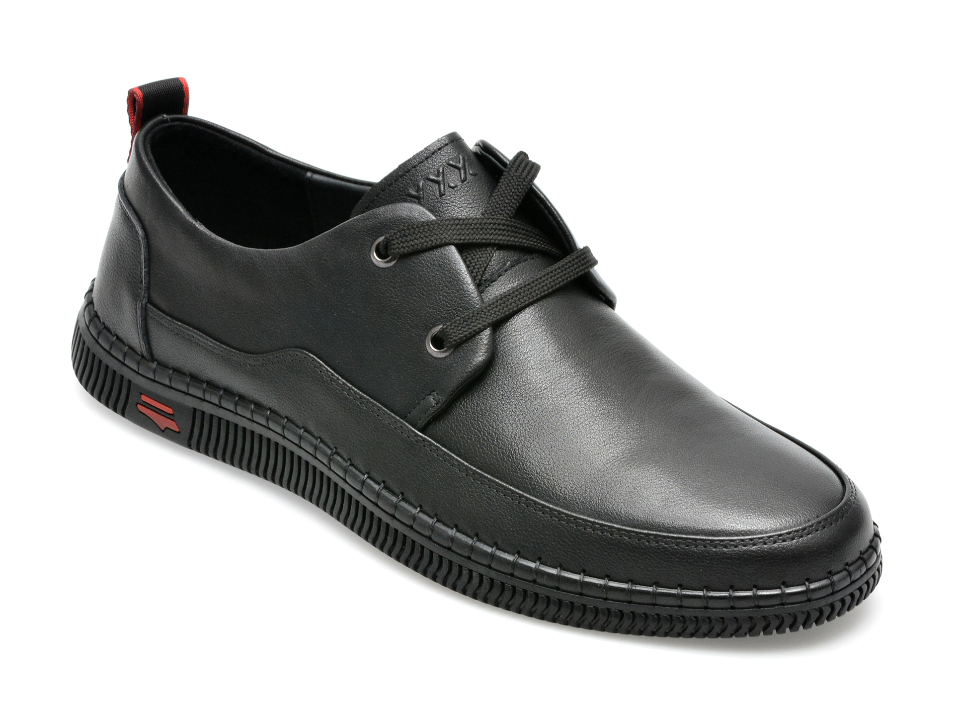 Pantofi GRYXX negri, E620022, din piele naturala