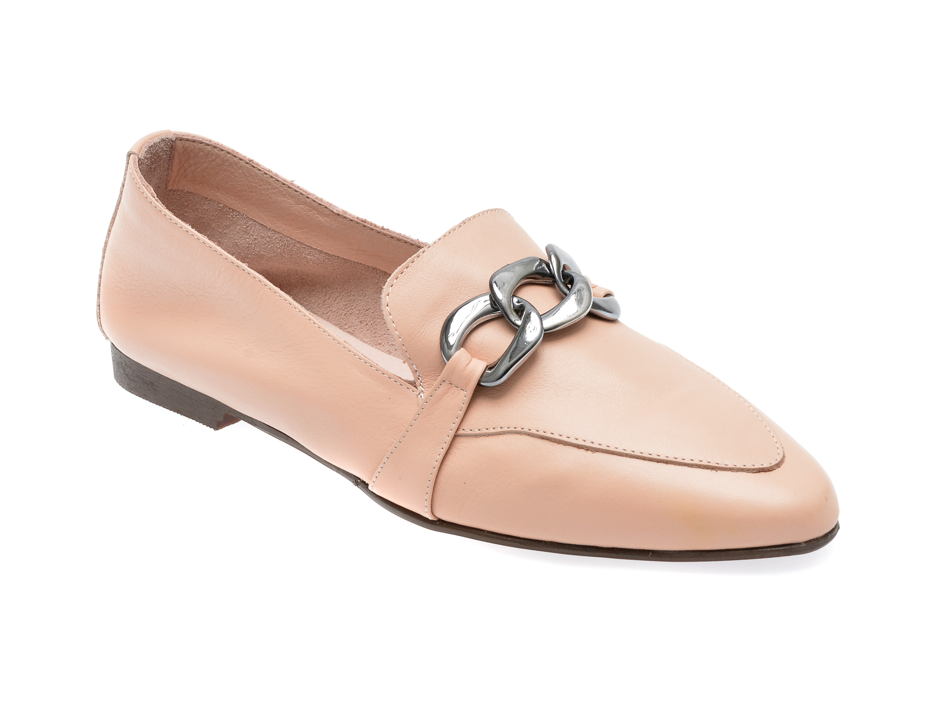 Pantofi GRYXX nude, 6702, din piele naturala