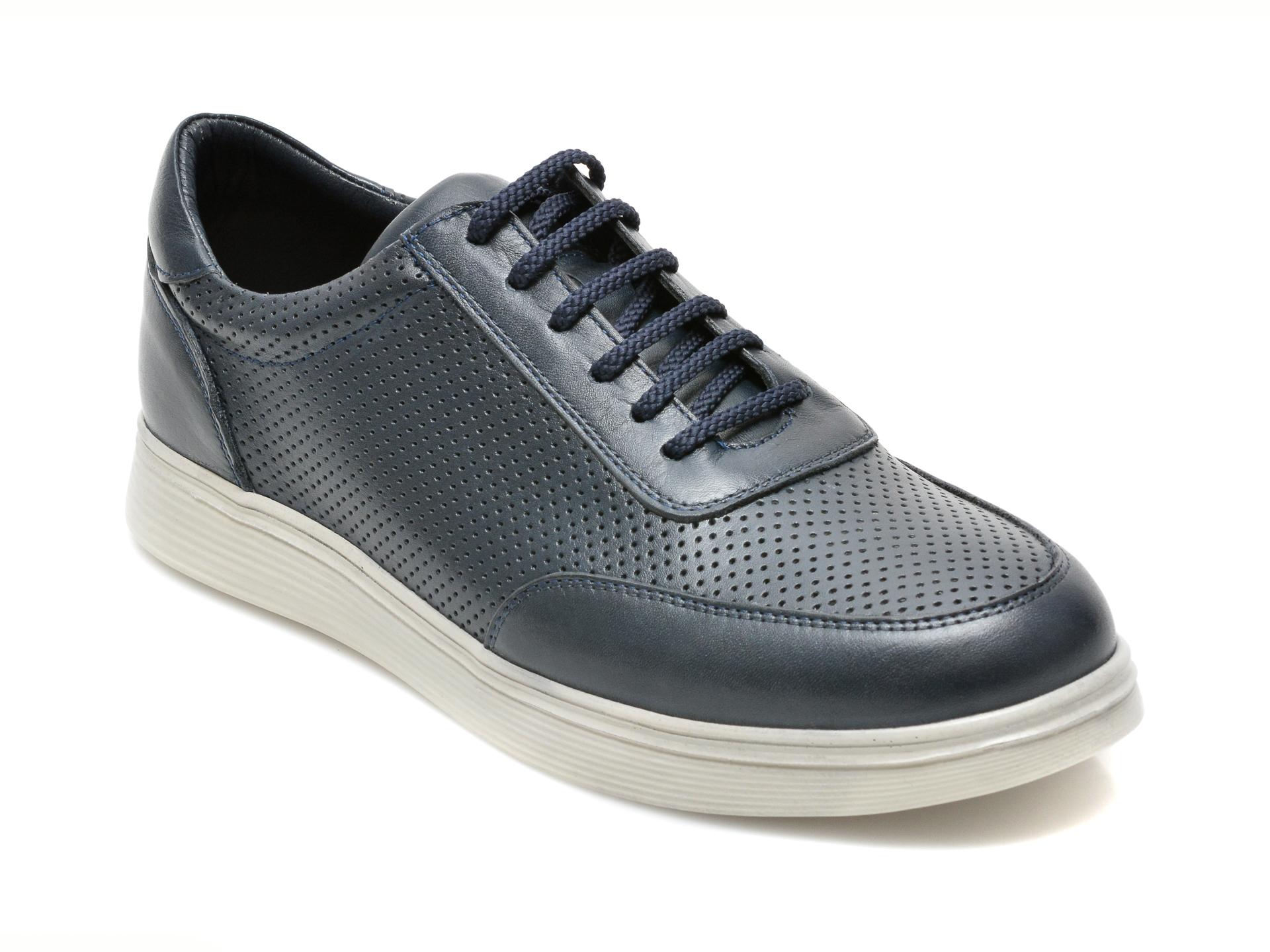 Pantofi OTTER bleumarin, 20510, din nabuc barbati 2023-05-28