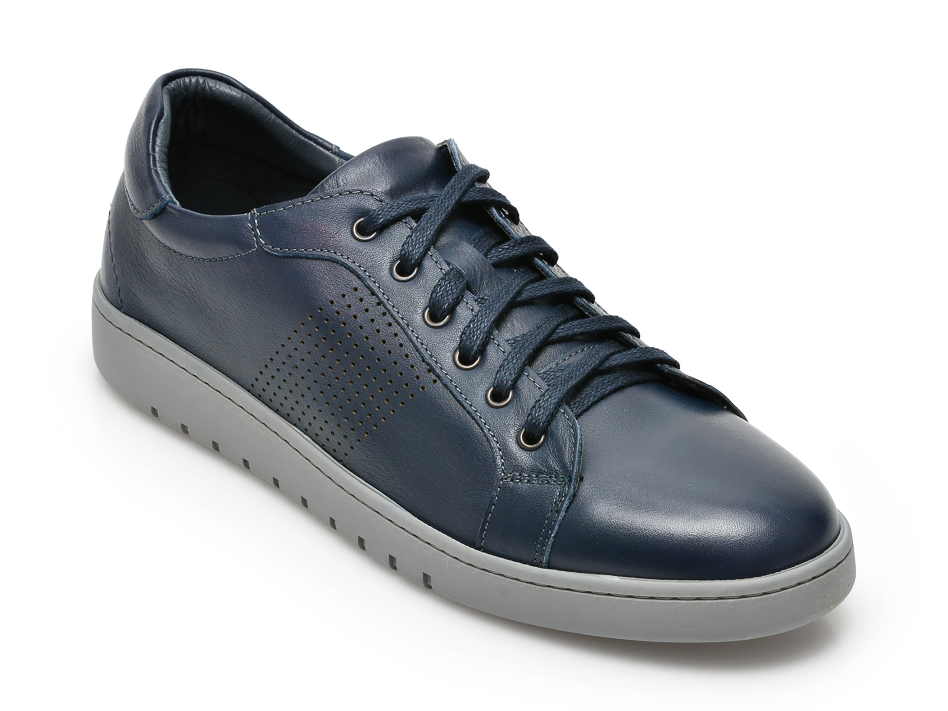 Pantofi OTTER bleumarin, 33621, din piele naturala