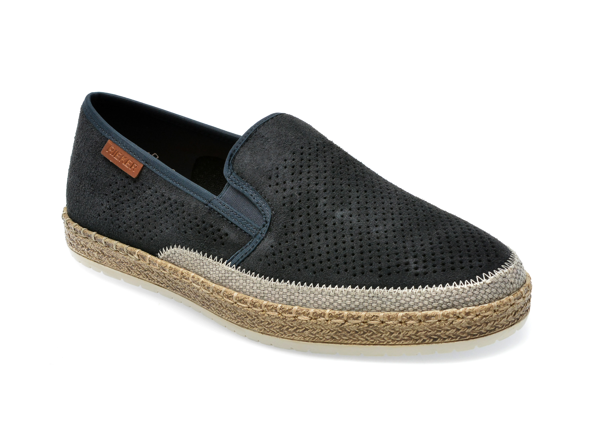 Pantofi Rieker Bleumarin, B5266, Din Material Textil