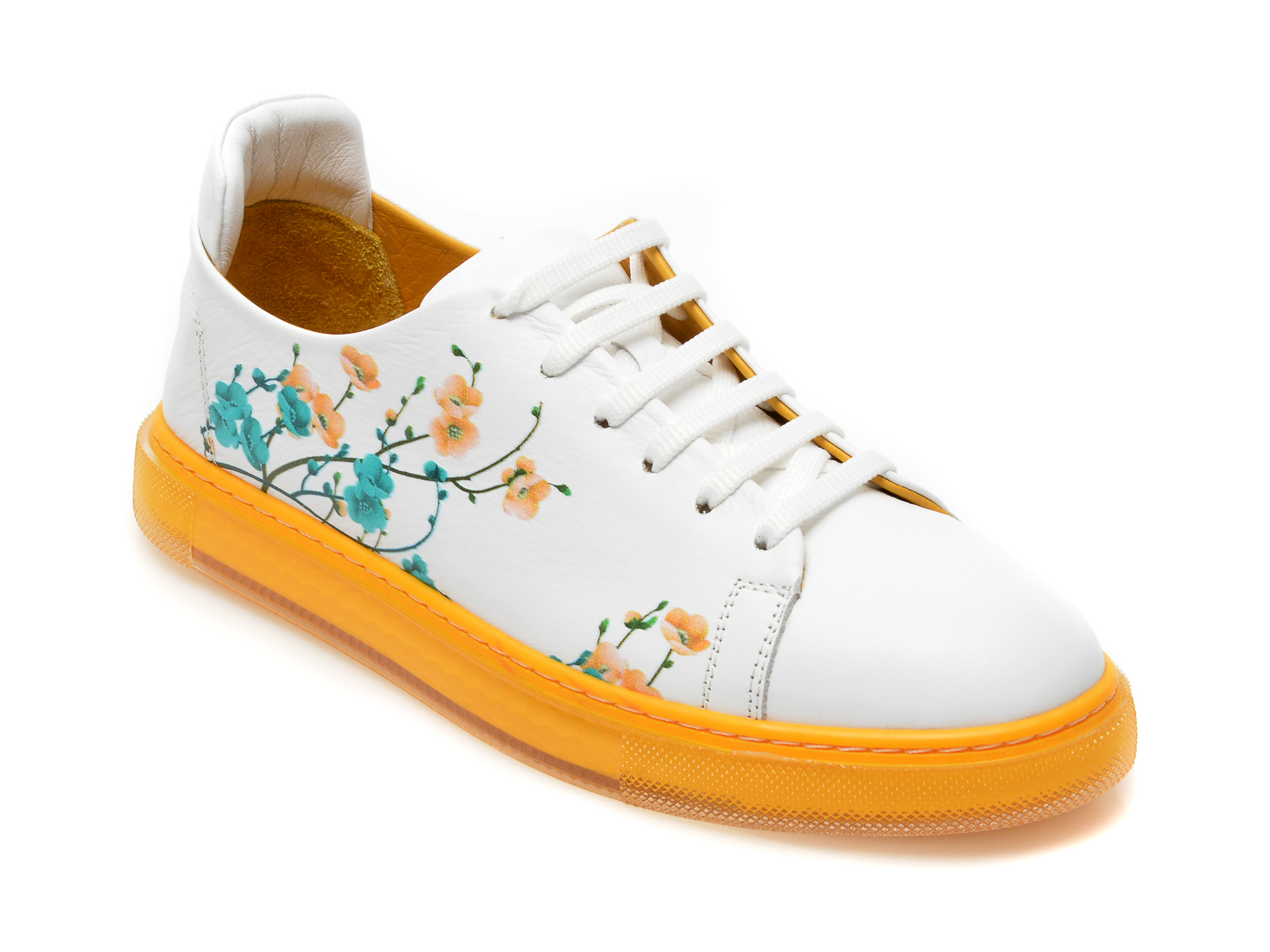 Pantofi sport FLAVIA PASSINI albi, 21T1006, din piele naturala Femei 2023-05-28