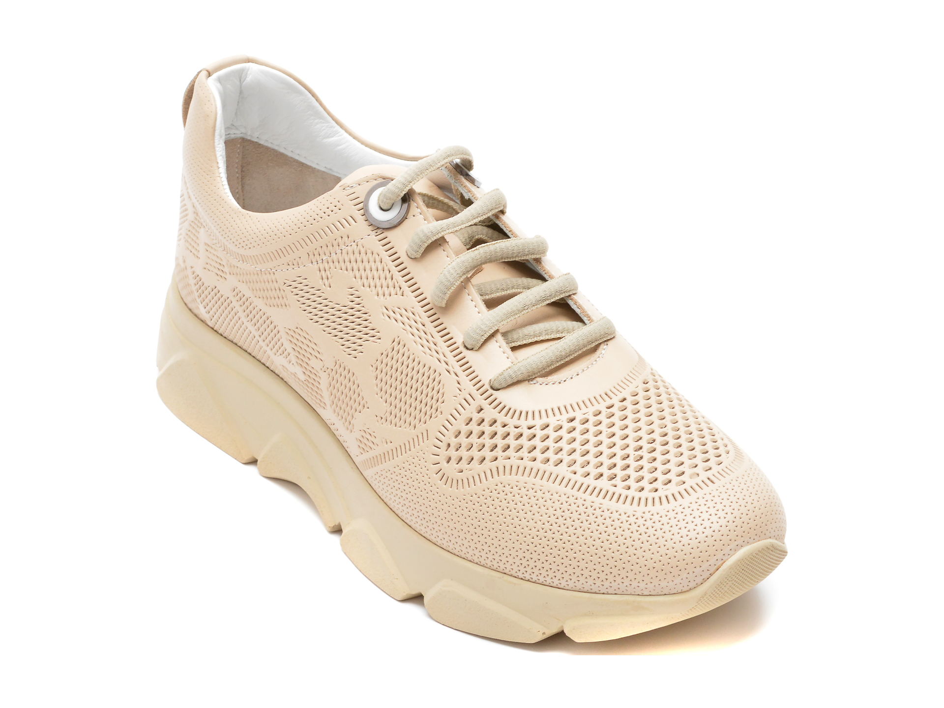 Pantofi sport FLAVIA PASSINI bej, 3692096, din piele naturala