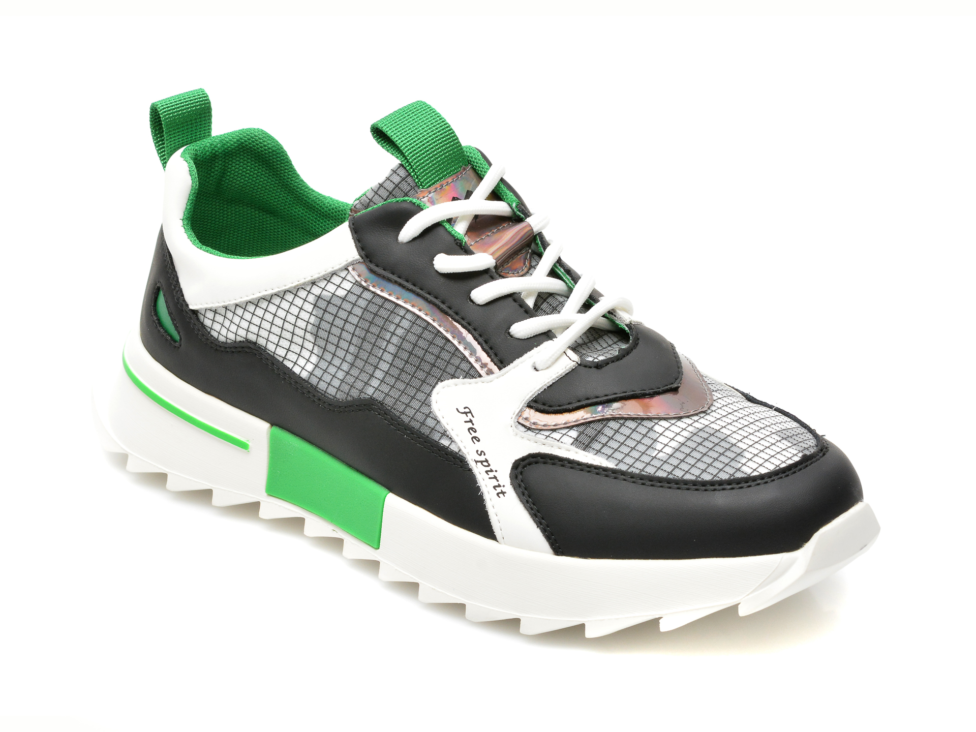 Pantofi sport GRYXX gri, 20827, din material textil si piele naturala