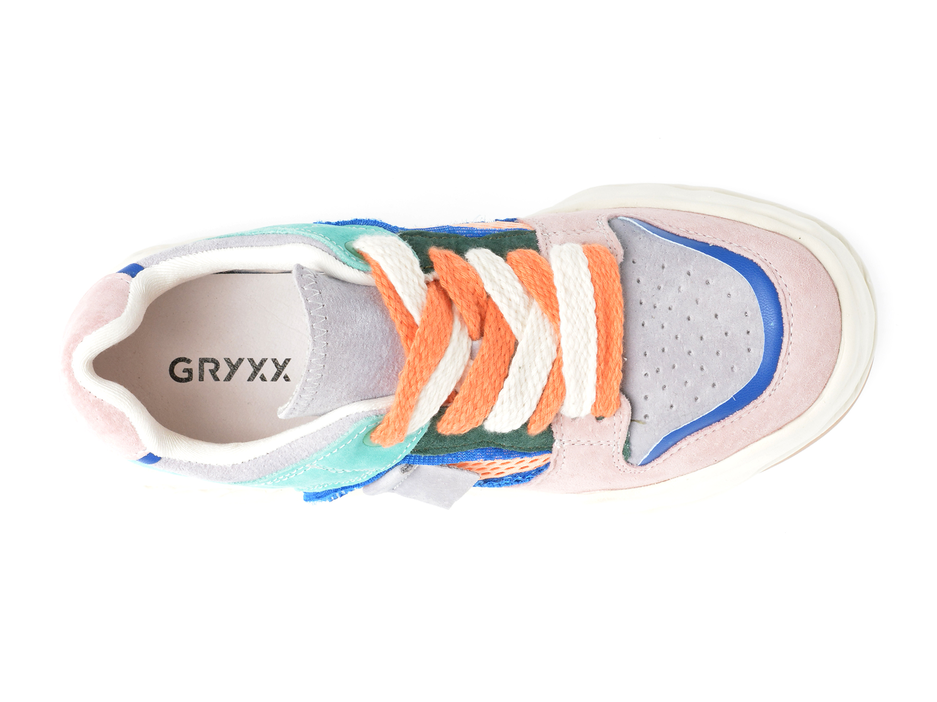 Pantofi sport GRYXX multicolor, 6859, din piele intoarsa si material textil
