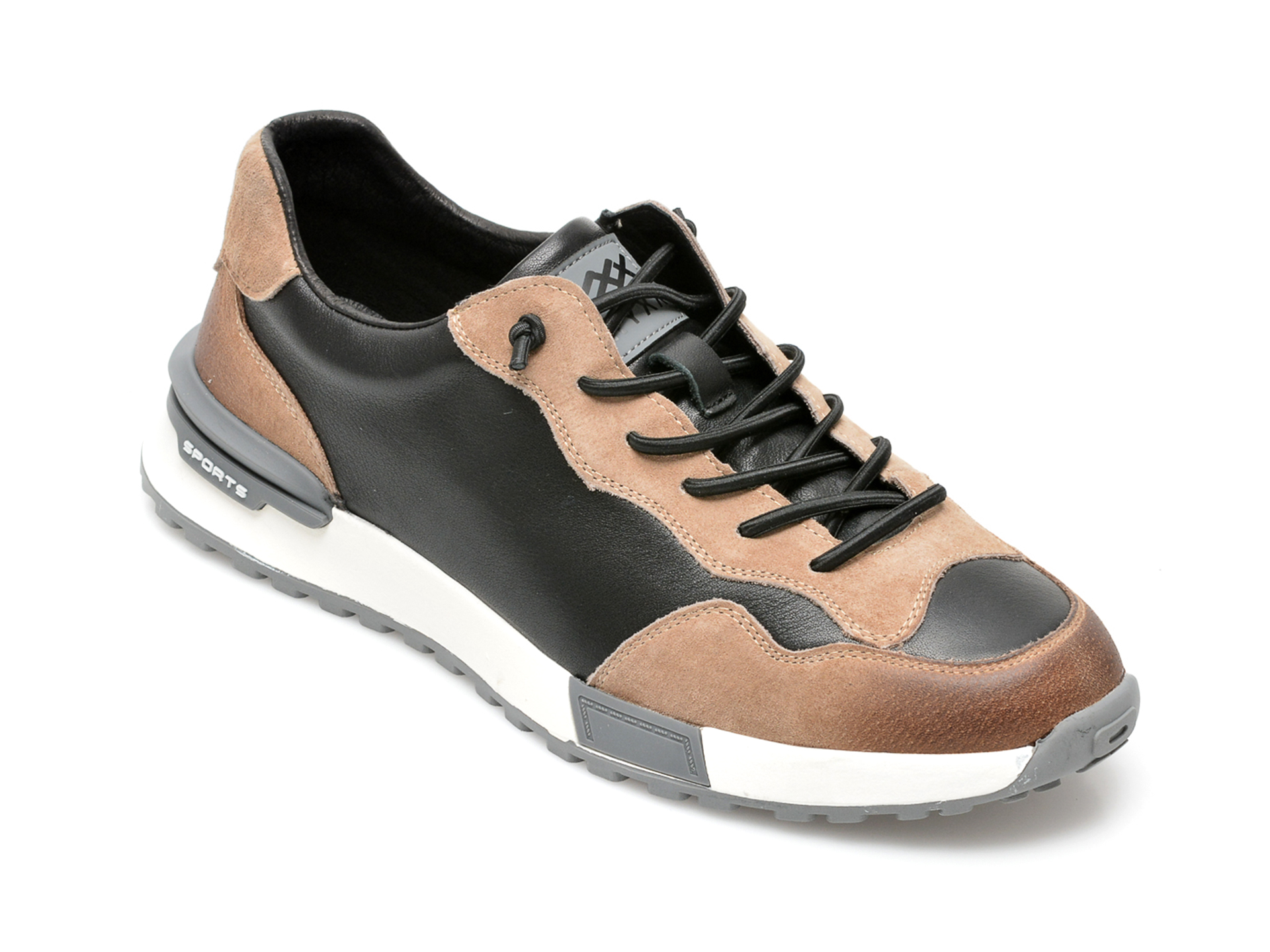 Pantofi sport GRYXX negri, 2378, din piele naturala
