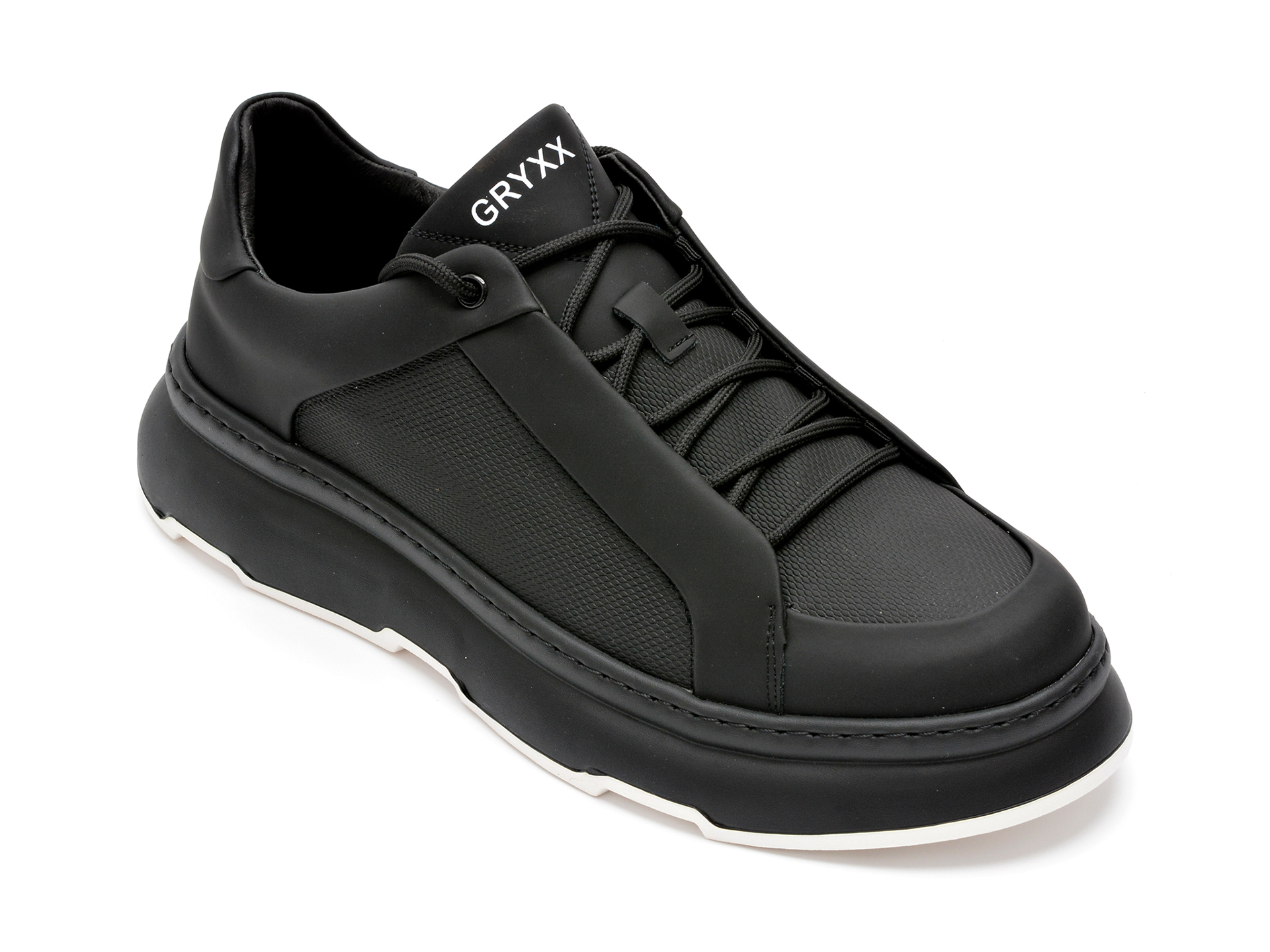 Pantofi sport GRYXX negri, 3007, din piele naturala barbati 2023-05-28