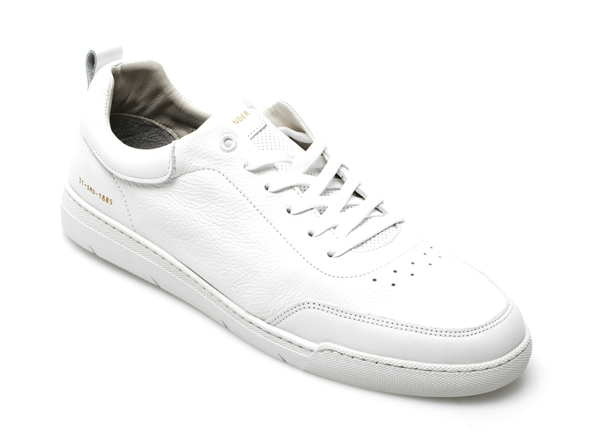 Pantofi sport SALAMANDER albi, 63103, din piele naturala