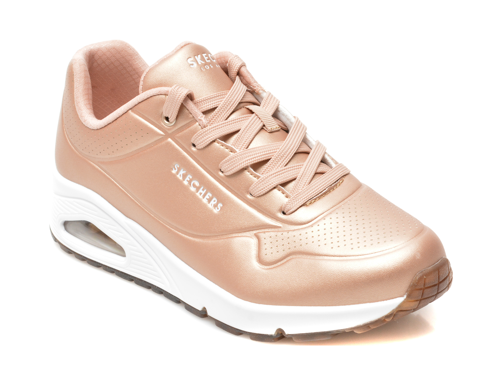 Pantofi sport SKECHERS aurii, UNO, din piele ecologica Femei 2023-05-28