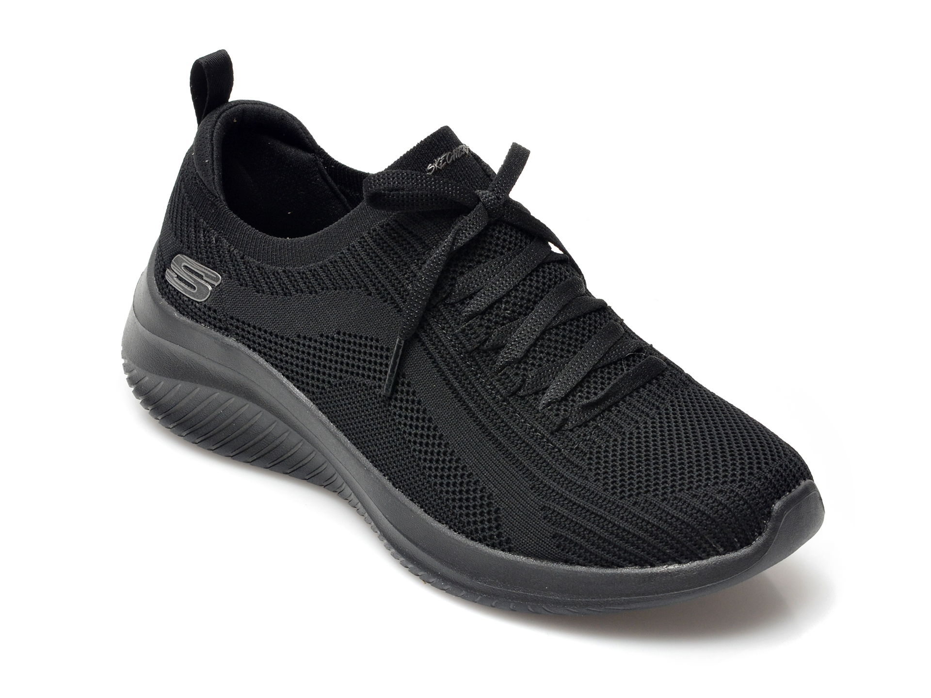 Pantofi sport SKECHERS negri, ULTRA FLEX 3, din material textil