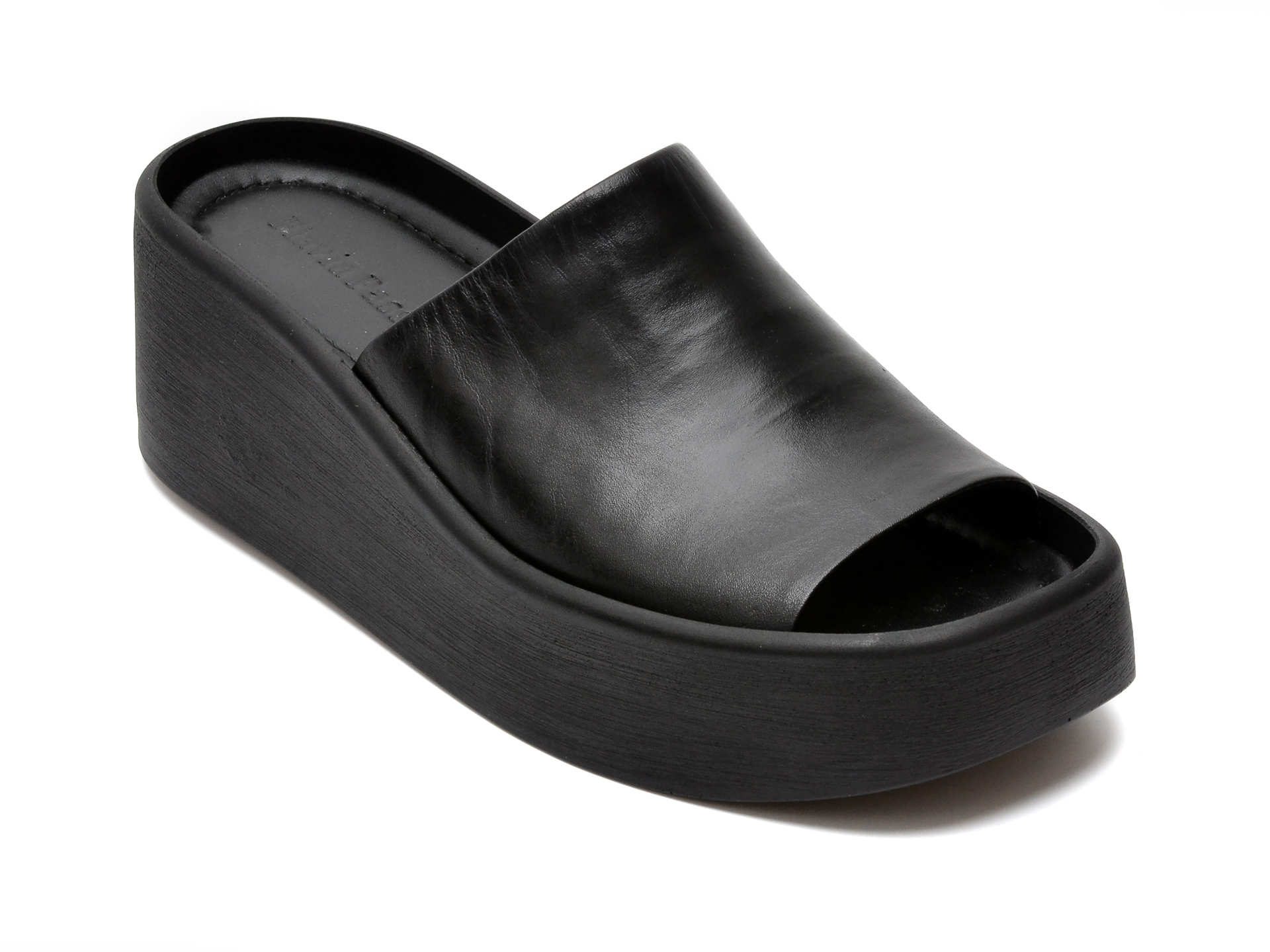 Papuci FLAVIA PASSINI negri, 3870393, din piele naturala