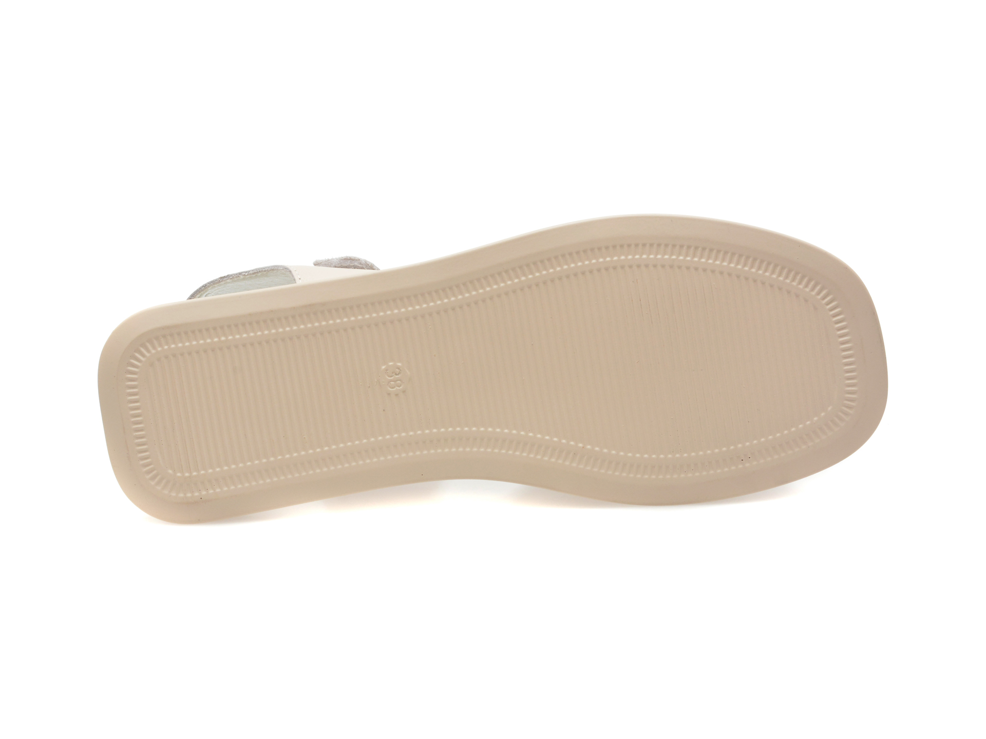 Sandale casual GRYXX albe, 32911, din piele naturala