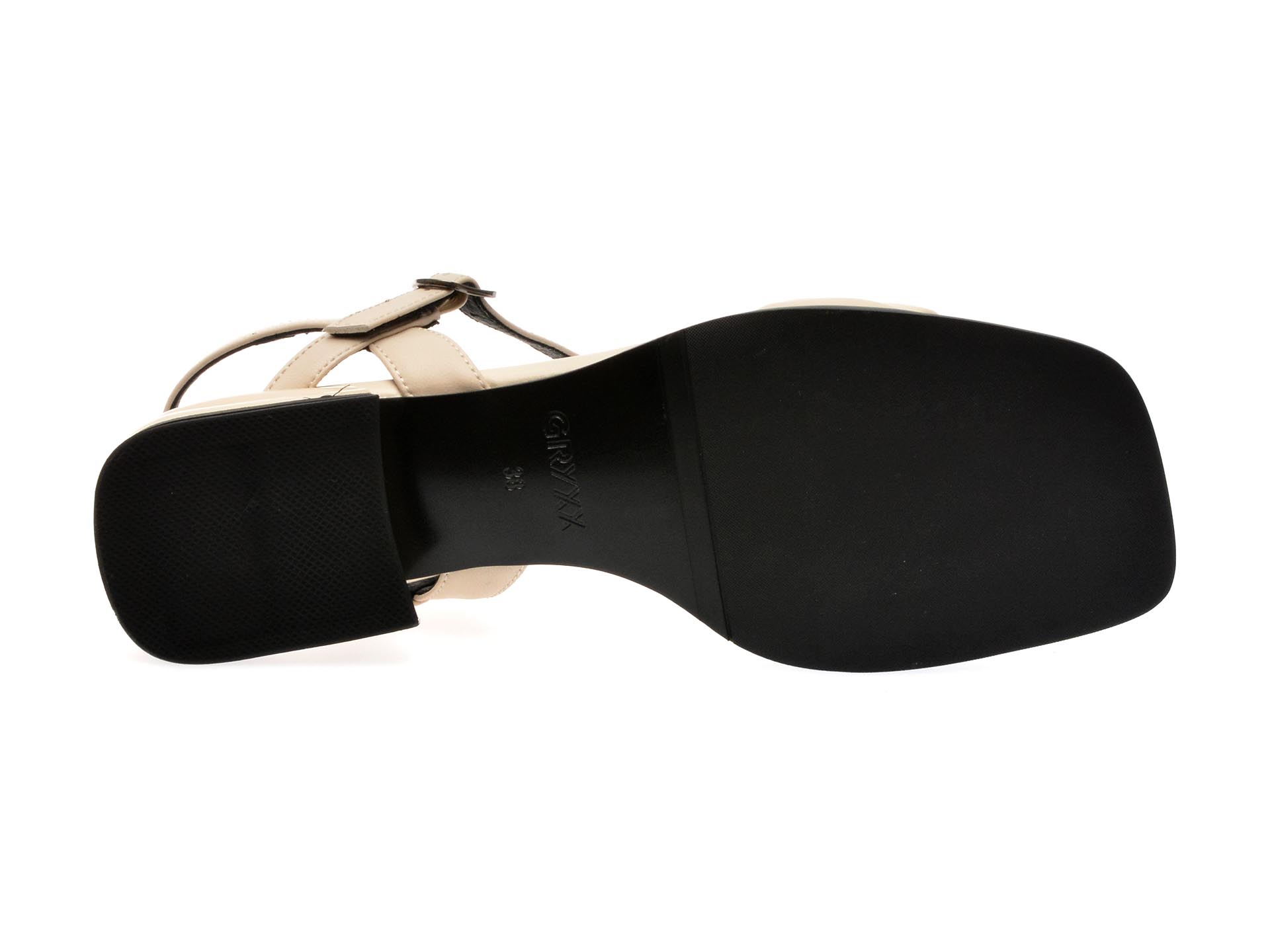 Sandale casual GRYXX bej, UZ2070, din piele naturala