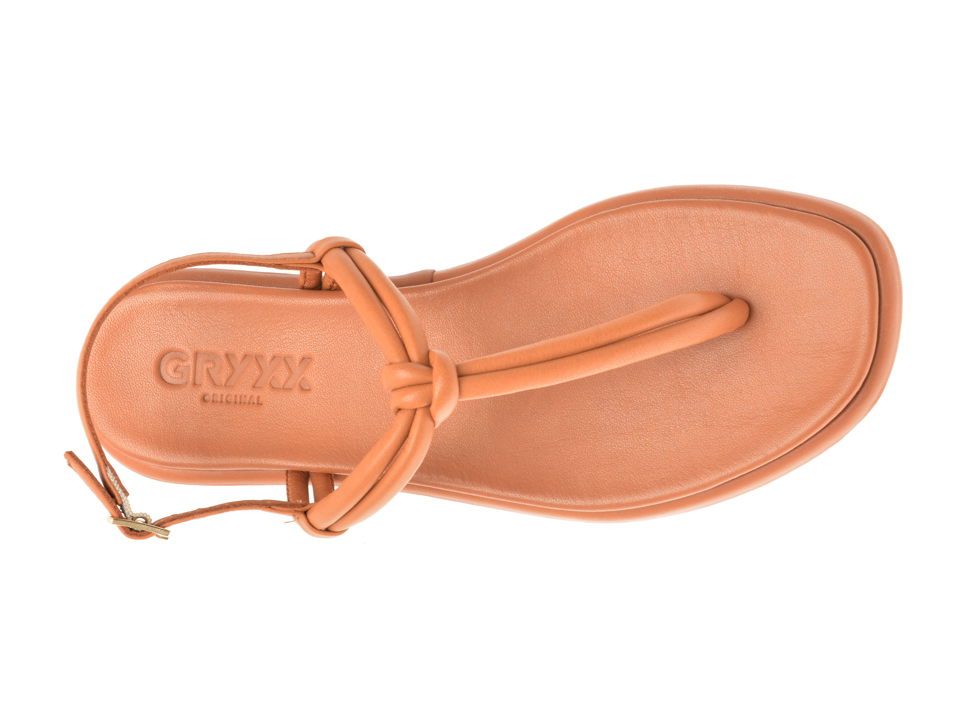 Sandale casual GRYXX maro, 4134, din piele naturala