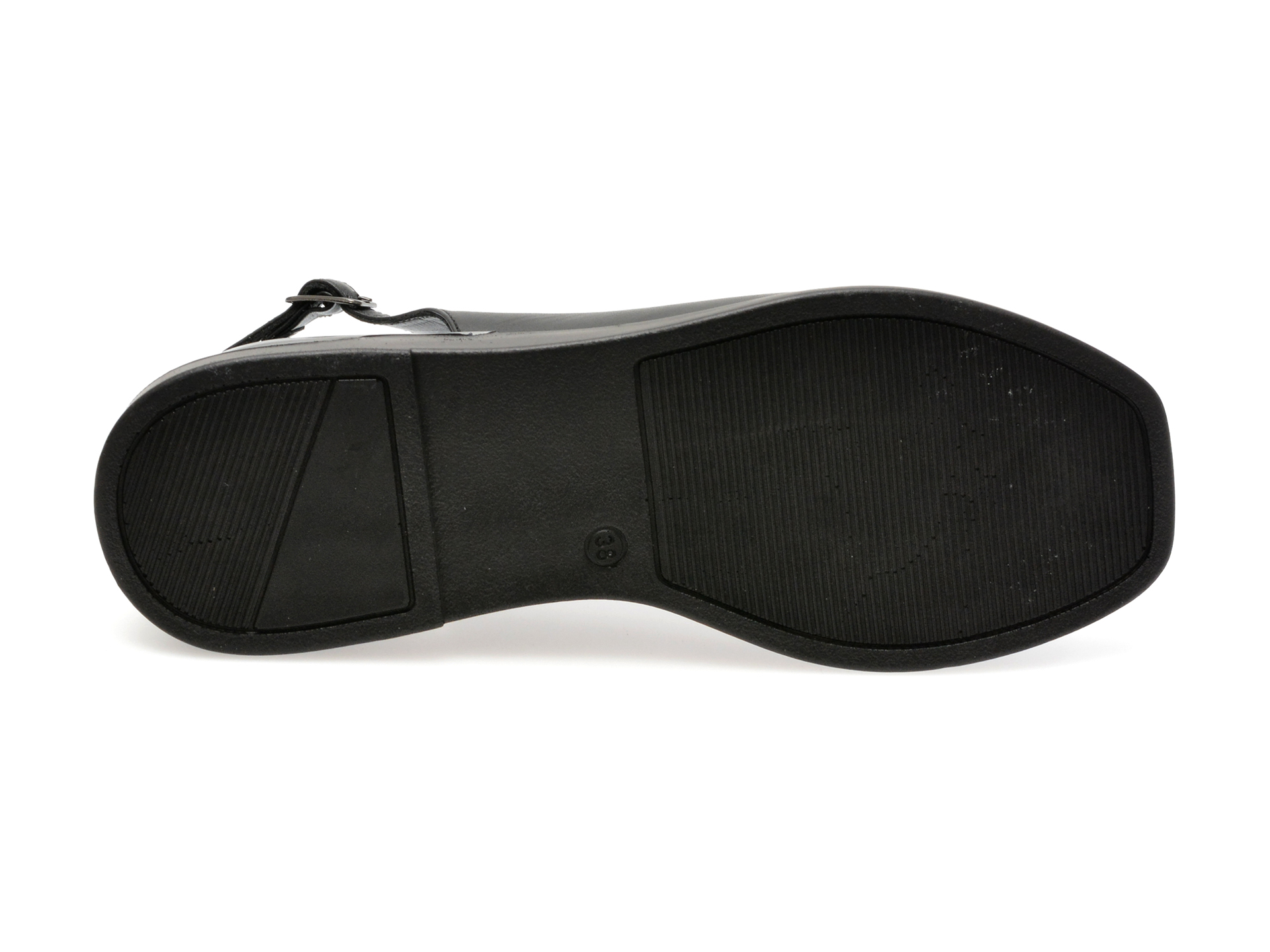 Sandale casual GRYXX negre, 161410, din piele naturala